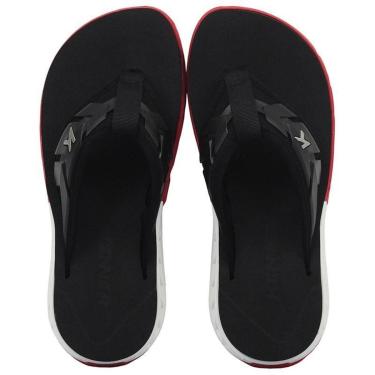 Imagem de Chinelo Kenner Rakka Ultra Force Black White Red-Unissex