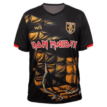 Imagem de Camiseta Wa Sport Masculino Iron Maiden Futebol Manga Curta-Masculino