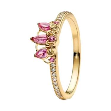 Imagem de Anel Feminino De Prata Esterlina 925 Com Pérola Branca E Laço Rosa, Jo