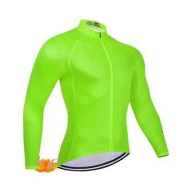 Imagem de Camisa De Ciclismo Térmica De Inverno Para Homens, Manga Longa, Unifor