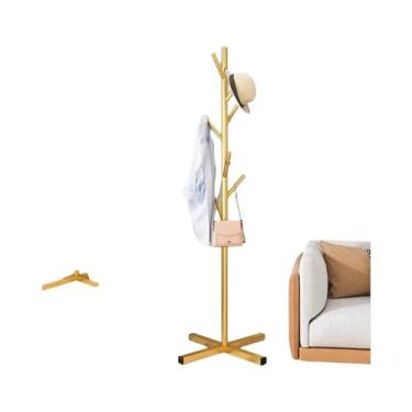 Imagem de Cabideiro De Chão Em Mármore Para Quarto, Suporte Simples E Moderno Pa