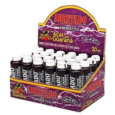 Imagem de Energético Arretado Açaí Guaraná C/24 Flaconetes - ZiinZiin
