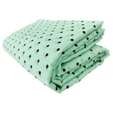 Imagem de Lençol Casal De Bolinha Sem Elástico Avulso Cobertor De Dormir - Comer