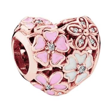 Imagem de Pingentes De Ouro Rosê Para Joias DIY, Presente Para Mulheres, Compatí