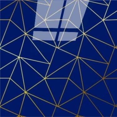 Imagem de Kit 16 Pisos Porcelanato Mármore Adesivo Brilho Lavável para Banheiro 