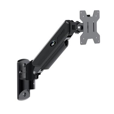 Imagem de ELG, F410, Suporte Articulado de Parede, Pistão a Gás, Design Ergonômico e Ajustável, Monitores 17'' a 34'', Preto