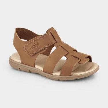 Imagem de Sandália Infantil Bibi Sandals Kids Marrom-Masculino
