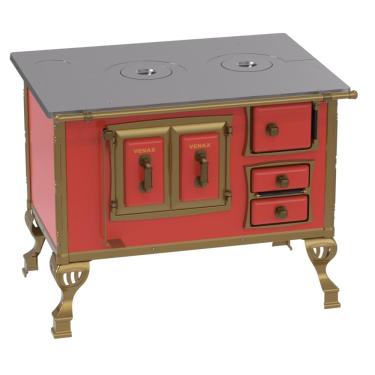 Imagem de Fogao a Lenha Venax n 2 Colonial Vermelho SE