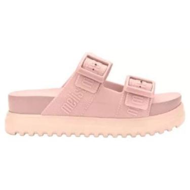 Imagem de Sandália Melissa Cozy M-lover Platform Rosa Bege-Feminino