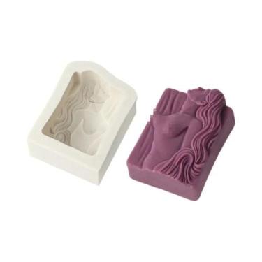 Imagem de Molde De Silicone 3D Sereia Deusa Do Oceano Para Sabonete, Resina, Cho