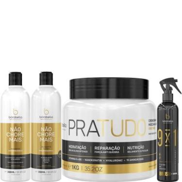 Imagem de Borabella Kit Não Chore 2x350ml + Pratudo 1kg + Fluido