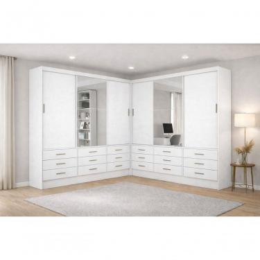 Imagem de Closet 6 Portas 18 Gavetas Domus Plus - Grand Line