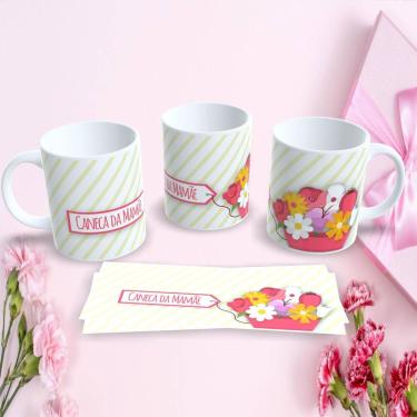 Imagem de Caneca de Porcelana Estampa 21 Personalizada Dia das Mães Presente Criativo para Café B...