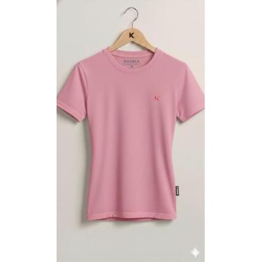 Imagem de Baby look basica premium rosa - Basika