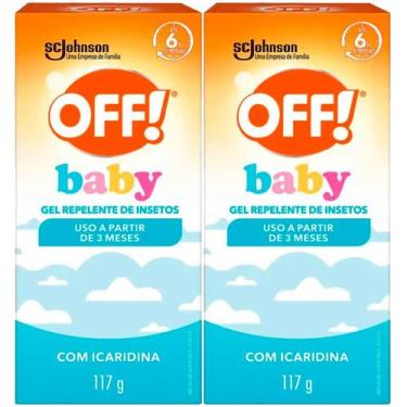 Imagem de Kit Gel Repelente De Insetos Johnson Off! Baby 117g Com 2