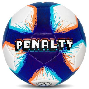 Imagem de Bola Futebol Campo Penalty Giz Nº 4 XXIII, Branco, Azul