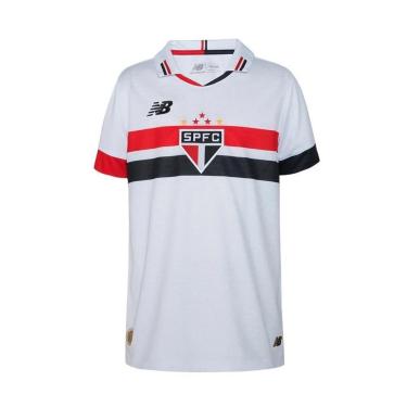 Imagem de Camisa New Balance São Paulo Home Torcedor 2024 Infantil-Masculino