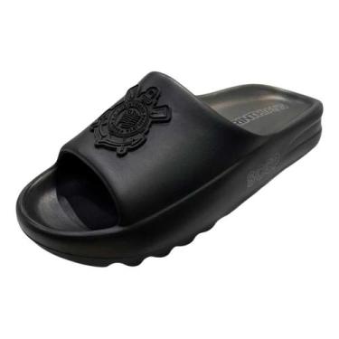 Imagem de Chinelo Nuvem Corinthians Slide Oficial Licenciado - Coimbra, 41/42, P