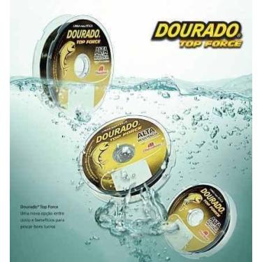 Imagem de Linha Pesca Monofilamento Dourado 0,45mm Suporta 13,7kg - mazzaferro, 