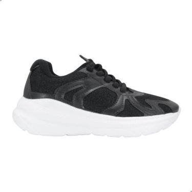 Imagem de Tênis Infantil Casual Molekinha Preto 2584.107, Pt, Preto, Preto, 34