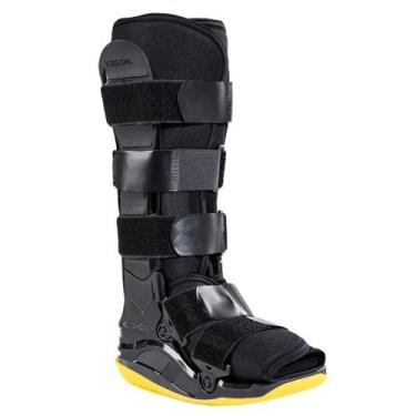 Imagem de Bota Imobilizadora Bilateral Longa Exofoot Kestal, P, Preto/Amarelo