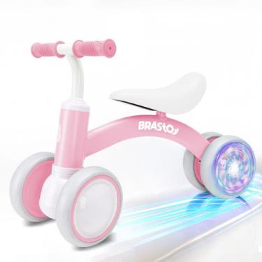 Imagem de Bicicleta De Equilíbrio Infantil Andador Sem Pedal 4 Rodas Brastoy, Ro