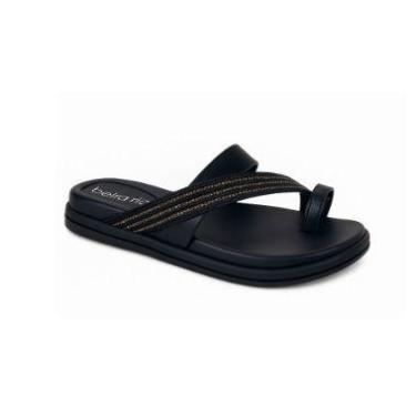 Imagem de Beira Rio Chinelo Fem Ad 8513.125 Preto, Preto, 38