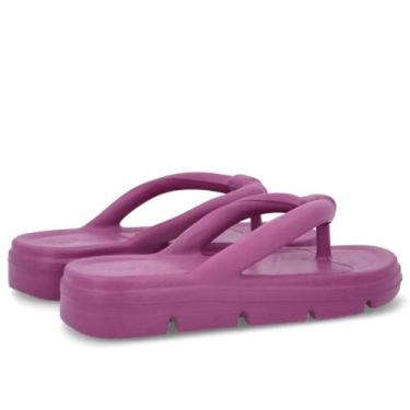 Imagem de Chinelo feminino marshmallow ah3001 usaflex, Violeta, 35