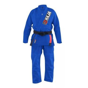 Imagem de Kimono Jiu Jitsu Naja Overcoming BJJ - Azul, Azul, A2