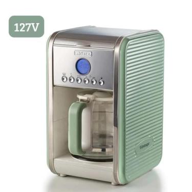 Imagem de Cafeteira Elétrica Vintage Verde Ariete Programável com Filtro Voltage