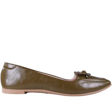 Imagem de Sapatilha Feminina Ana Castela Moleca 5635-863 Olive, 37