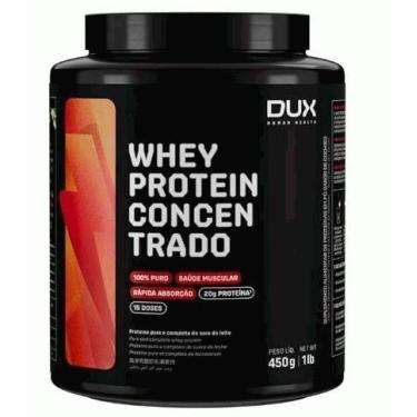 Imagem de Whey Protein Concentrado Pote (450g) - Sabor: Chocolate Branco - Dux H