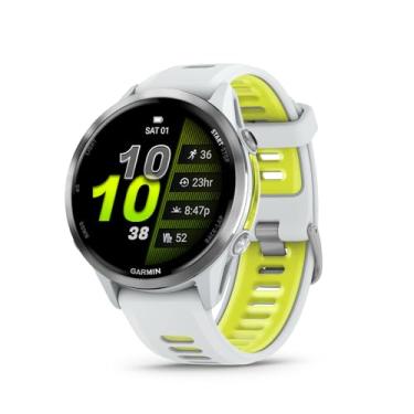 Imagem de Garmin Relógio Forerunner 970 Marfim com Amarelo 47mm com Monitor Cardíaco de Pulso e GPS