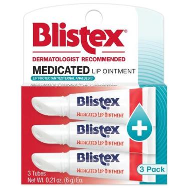Imagem de Protetor Labial Blistex Lip Balm Ointment Protectant SPF 15 3 Pack 6g 