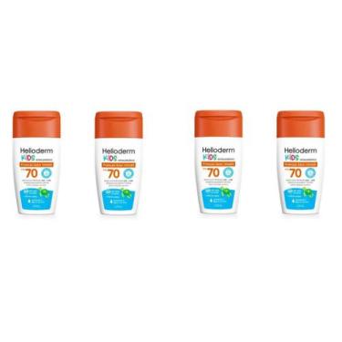 Imagem de Kit 04 Protetor Solar Infantil Helioderm FPS70  Kley Hertz