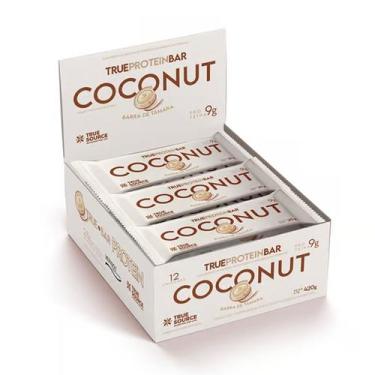 Imagem de Barrinha de Tâmara True Bar Protein - 12 Unidades de 35g Coconut - Tru