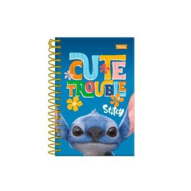 Imagem de Caderneta 1/8 80 Fls C.D. Foroni - Stitch Movie 3