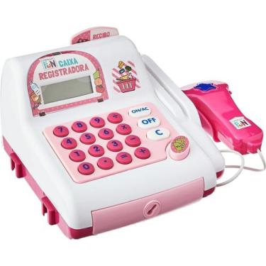 Imagem de Caixa Registradora Rosa Multikids 
