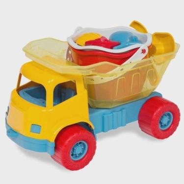 Imagem de Caminhao Dino Praia Com Baldico R.1052 Cardoso Toys, Única, Único