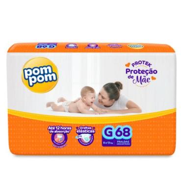 Imagem de Fralda pompom protek proteção de mãe hiper g - Pom Pom