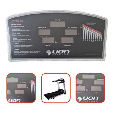 Imagem de Adesivo do Painel Frontal Para Esteira Ergométrica Lion X3 G2