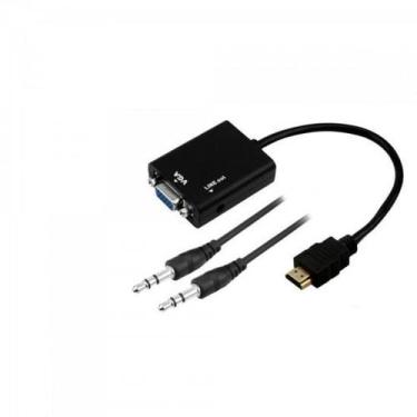 Imagem de Conversor HDMI x VGA Chip Sce Preto - CHIPSCE