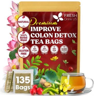 Imagem de Chá de Ervas FRESHDRINKUS Melhora o Intestino 135 Sachês