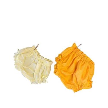 Imagem de Calcinha Bebê Bunda rica simples tapa fralda algodão - Luxo baby, Kit 