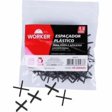 Imagem de Espaçador De Azulejo 1,5 Mm 100 Peças Worker
