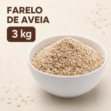 Imagem de Farelo de Aveia com Fibras a Granel 3kg Fibras Solúveis - Naturalli