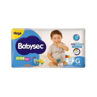 Imagem de Fralda infantil galinha pintadinha babysec grande c/32 unid.