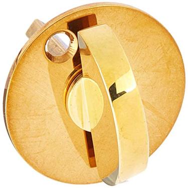 Imagem de Baldwin 6750 Fechadura interna e de entrada com placa traseira para portas de 5 cm, latão não laqueado