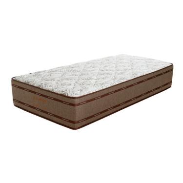 Imagem de Colchão Solteiro Prata Mola Ensacada (30x78x188) Bege e Marrom