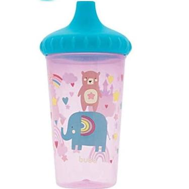 Imagem de Copo Anti-Vazamento Urso e Elefante - Violeta e Azul - Buba